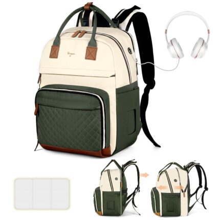 Diaper Bag Backpack - Extra Large Diaper Bag for 2 Kids Twin, Travel