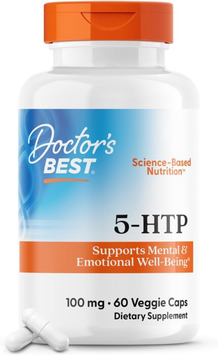 Doctors Best 5-HTP, Supports Mental & Emotional Well-Being, Non-GMO,