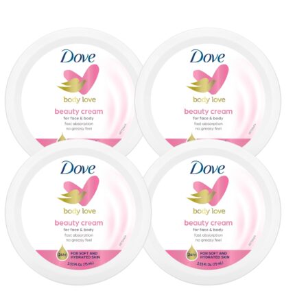 Dove Nourishing Body Care, Face, Hand, and Body Beauty Cream for