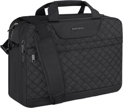 EMPSIGN 17.3 Inch Laptop Bag, Large Capacity Expandable Travel