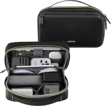 EPICKA Electronics Organizer Travel Case - Cable Organizer Bag for