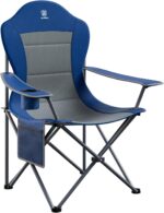 EVER ADVANCED High Back Folding Camping Chair Oversized and Fully
