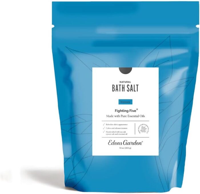 Edens Garden Fighting Bath Salt Soak – Immunity Blend with Pure