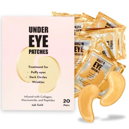 Elizabeth Mott 24K Gold Under Eye Patches – Dermatologist & Allergy