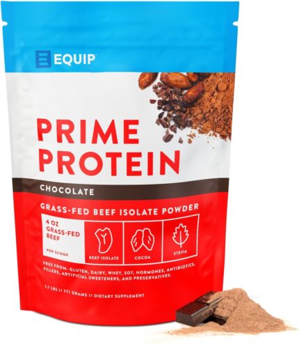 Equip Foods Prime Protein Powder | Clean, Grass Fed Beef Protein