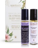 Essential Oil Blend Roll On Set of 2, 100% Pure Natural, Helps to