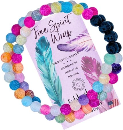 Essential Oil Lava Rock Diffuser Bracelet - HANDMADE IN THE USA -