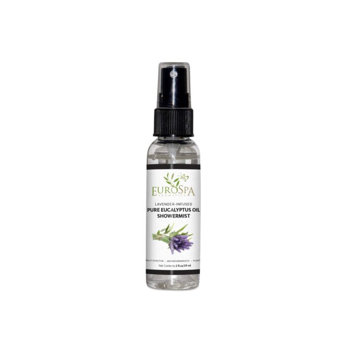 EuroSpa Aromatics Pure Eucalyptus Oil ShowerMist and Steam Room Spray,