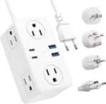 European Travel Plug Adapter, EU/UK/US Travel Plug Adapter Power