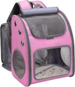 Expandable Pet Carrier Backpack for Cats, Dogs and Small Animals,