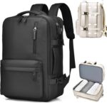Expandable Travel Backpack for Men Women, Large Carry on Backpack