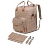 Extra Large Diaper Bag for 2 Kids - Expandable 35L Twin Diapers Bags