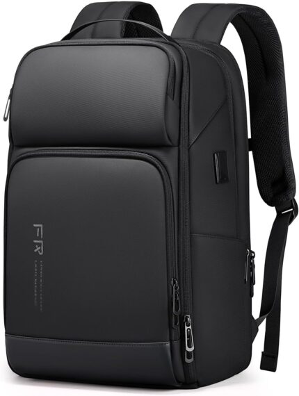 FENRUIEN 17 Inch Travel Backpack for Men, Expandable Water Resistant