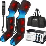 FIT KING Leg Massager with Heat for Circulation Upgraded Full Leg and