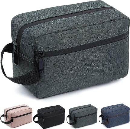 FUNSEED Travel Toiletry Bag for Women and Men, Water-resistant Shaving