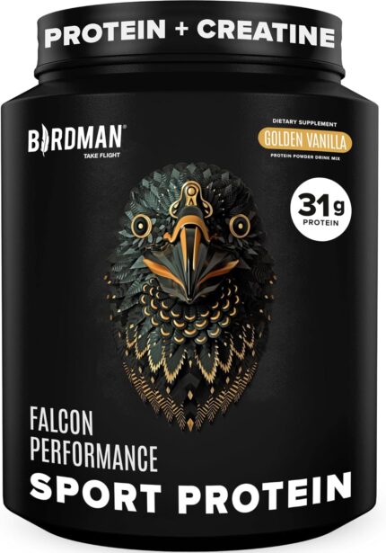 Falcon Performance Vegan Protein Powder, 31g Protein, 5g Creatine, 5g