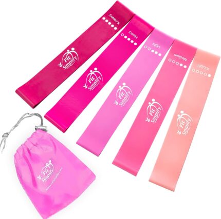 Fit Simplify Resistance Loop Exercise Bands with Instruction