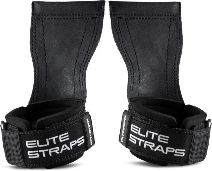 Fitgriff® Elite Straps - Lifting Wrist Straps (Rubber Grips)