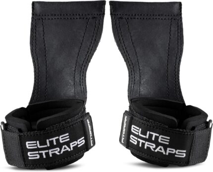 Fitgriff® Elite Straps - Lifting Wrist Straps (Rubber Grips)