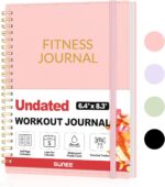 Fitness Journal Workout Planner for Women & Men, A5 (6.4" x