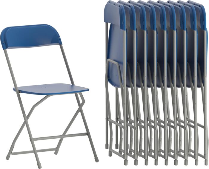 Flash Furniture Hercules Series Plastic Folding Chairs for Parties and