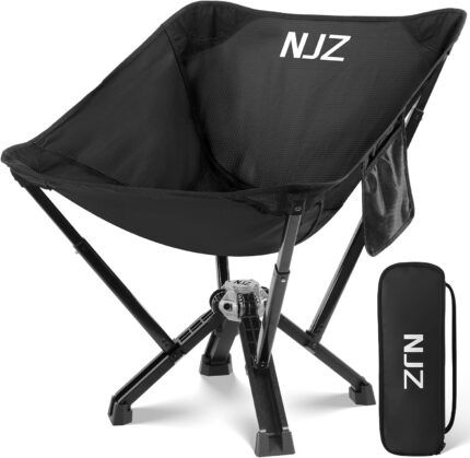 Folding Camping Chairs for Adults - 600 LBS Capacity Sturdy Camping