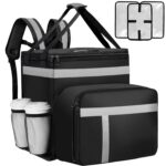 Food Delivery Backpack, Insulated Expandable Food Delivery Bag for