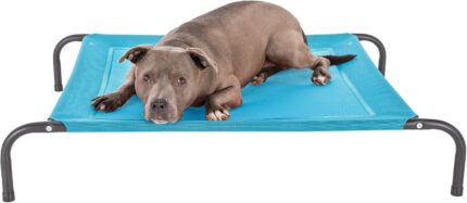 FurHaven Elevated Pet Cots - Cooling & Breathable Nylon Mesh Hammock