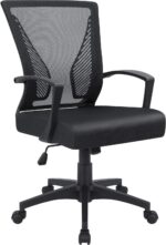 Furmax Office Chair Ergonomic Computer Desk Mesh Chair Mid Back Swivel
