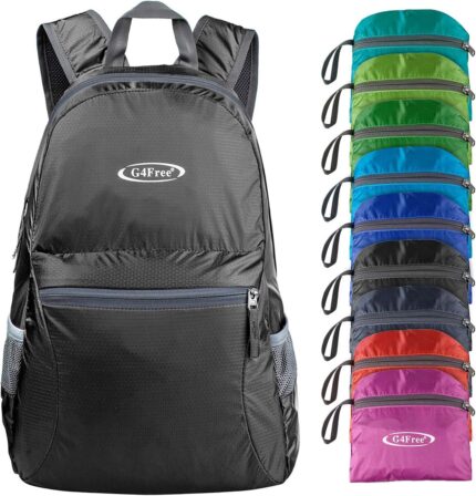 G4Free 20L Lightweight Packable Backpack Travel Hiking Daypack