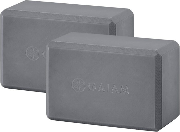 Gaiam Yoga Block - Supportive Latex-Free Eva Foam - Soft