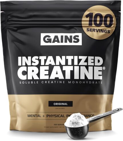 Gains in Bulk Instantized Creatine Monohydrate for Women and