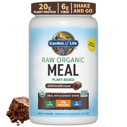 Garden of Life Meal Replacement Shakes, Vegan Raw Organic Protein