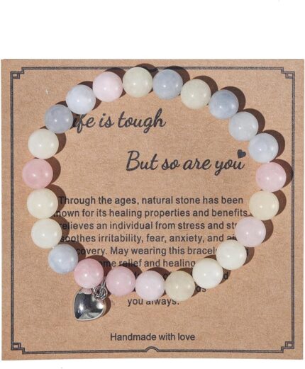 Get Well Soon Gifts Natural Stone Healing Relaxation Bracelets