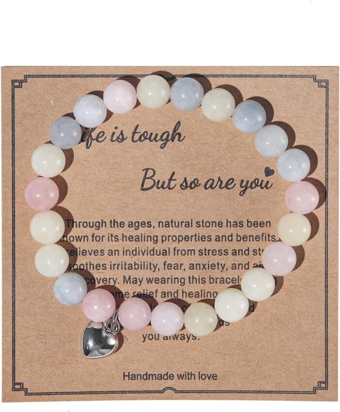 Get Well Soon Gifts Natural Stone Healing Relaxation Bracelets
