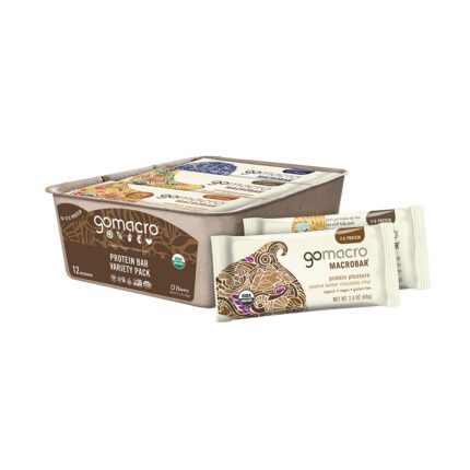 GoMacro MacroBar Organic Vegan Protein Bars - Protein Variety Pack