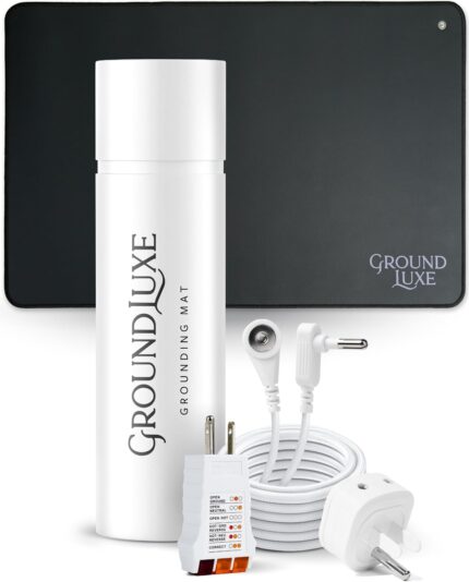 Grounding Mat by GroundLuxe - Universal Grounding Pad w/ 15 Foot