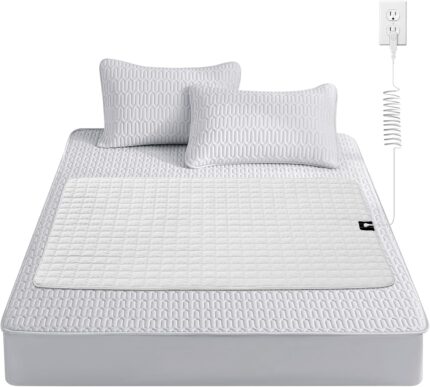 Grounding Mat for Bed, Silver Fiber Grounding Blanket – Stress & Pain