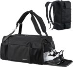 Gym Bag for Men with Shoes Compartment and Wet Pocket