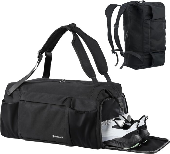 Gym Bag for Men with Shoes Compartment and Wet Pocket