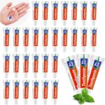 HOFASON 50 Tubes Bulk Travel Size Toothpaste for Bad Breath, 0.18 oz(5