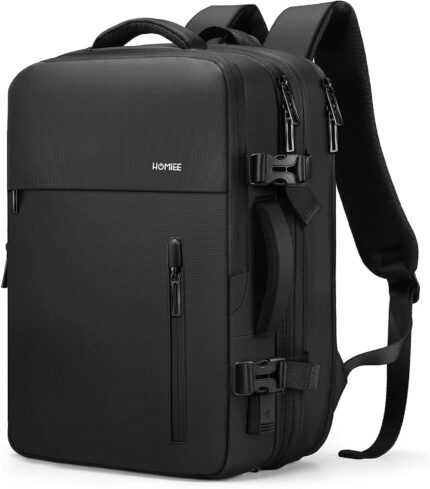 HOMIEE 40L Travel Backpack TSA Approved Personal Item Bag Carry on