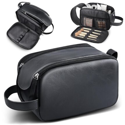 HOTOR Travel Toiletry Bag - Water Resistant Travel Essentials for