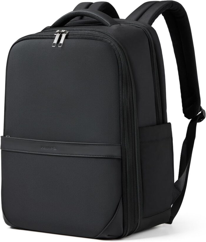 Hanke 16 Inch Expandable Backpack with Luggage Strap Business Travel