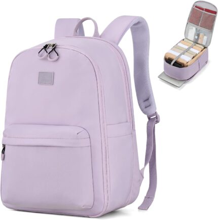 Hanke 18 Inch Expandable Travel Backpack for Women, Personal Item