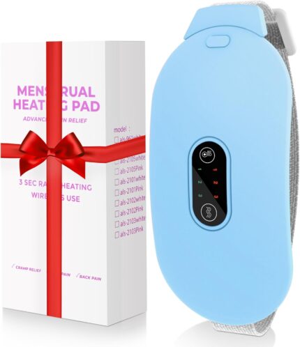 Heating Pads, Period Cramp Massager Portable Cordless Heating Pad with