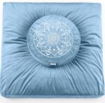 Hihealer Meditation Cushion - Large Velvet Zafu Floor Pillow for