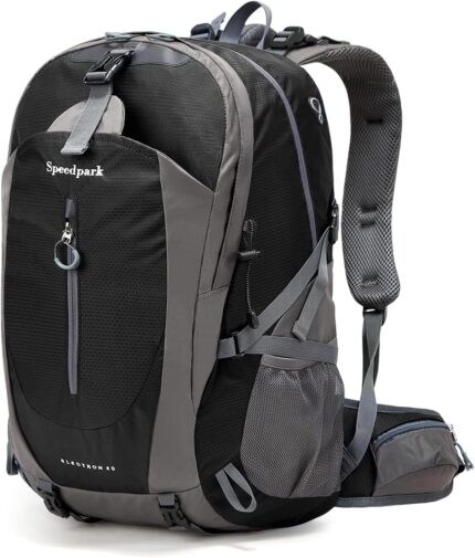 Hiking Backpack 40L Waterproof Hiking Daypack with Rain Cover, Outdoor