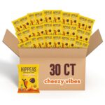 Hippeas Chickpea Puffs, Cheezy Vibes, 0.8 Ounce (Pack of 30), 3g