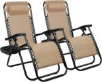 Homall Zero Gravity Chair Adjustable Folding Lawn Lounge Chairs